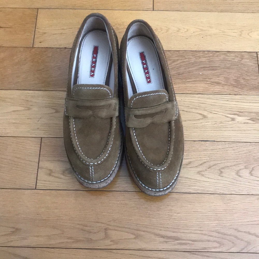 Prada platform shoes